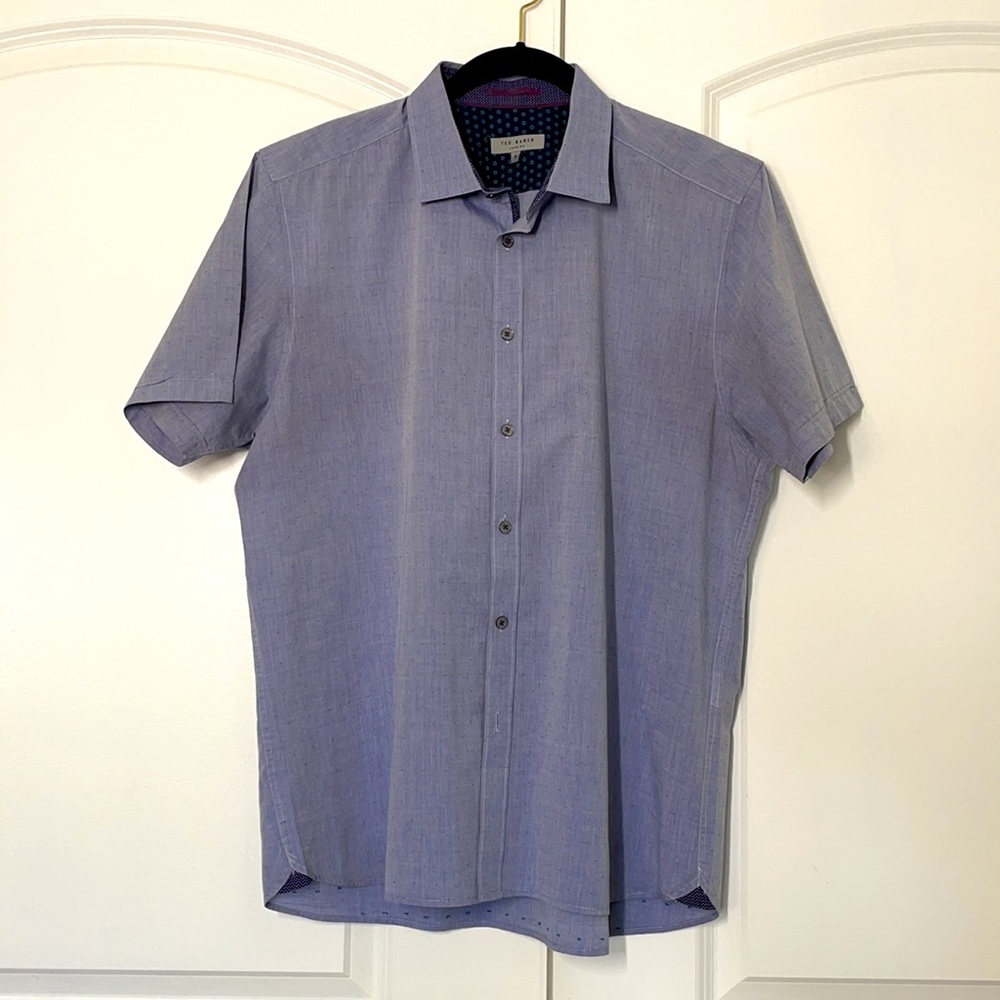 Ted Baker Men’s Button Down Shirt size 5 - Picture 2 of 10